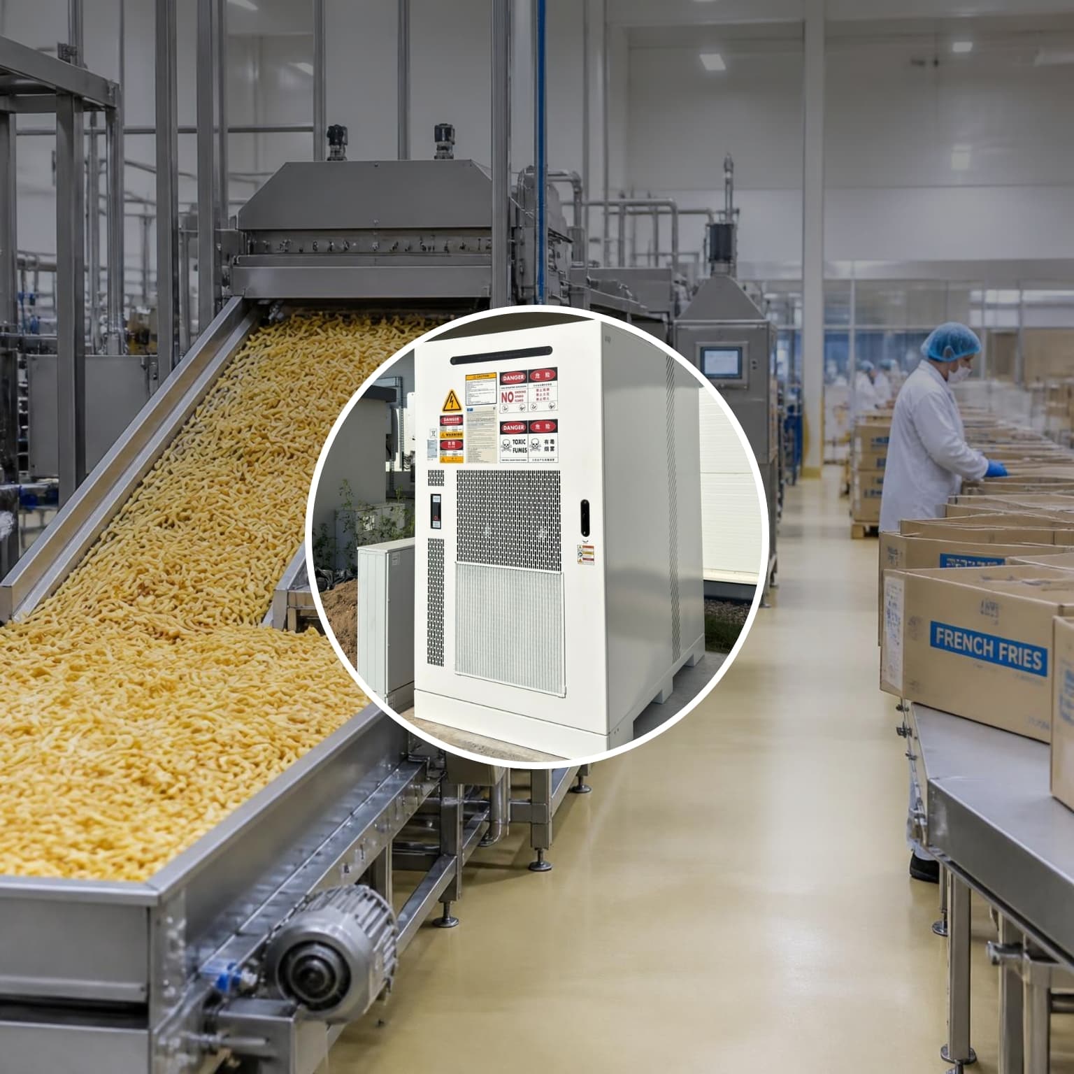 Produkcja frytek